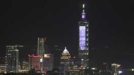 view of the Taipei skyline