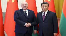 Alexander Lukashenko and Xi Jinping