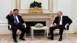 Xi Jinping with Vladimir Putin