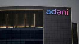 logo of the Adani group..