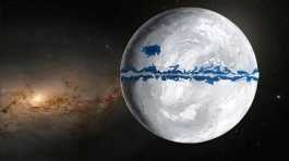 illustration shows Earth during the Marinoan Ice Age