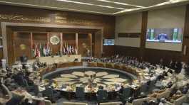 delegates and foreign ministers convene at the Arab League headquarters in Cairo