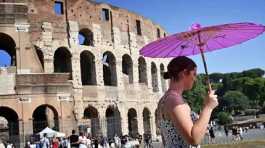 Italy hit heatwave