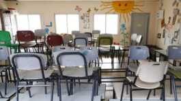 empty school class room