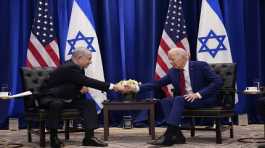 Joe Biden and Benjamin Netanyahu