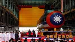 Taiwan's first domestically built submarine